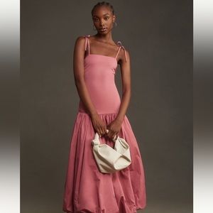 Anthropologie Mare Mare Drop-Waist Bubble Hem Midi Dress Women’s Medium